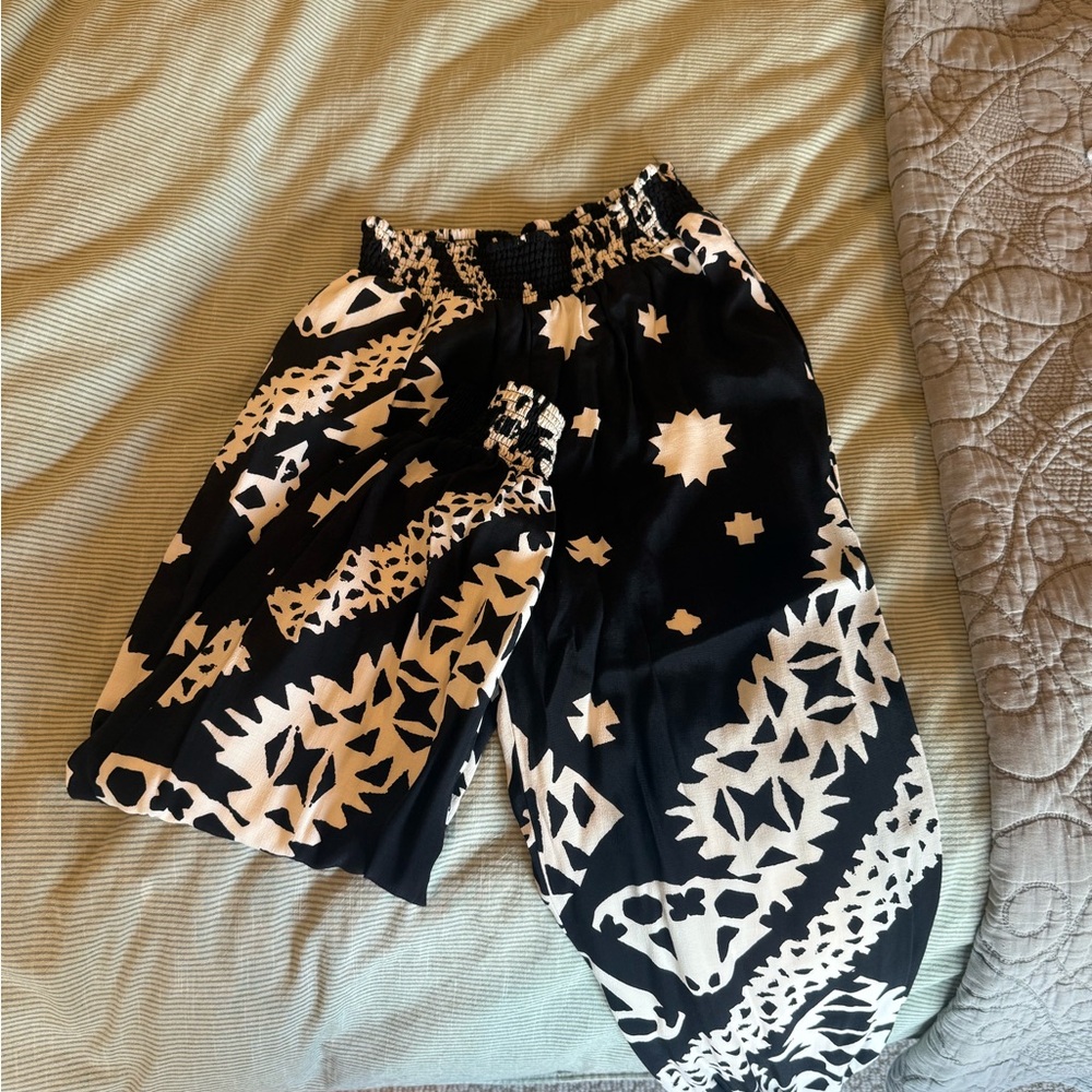 Anthropologie Monochrome Patterned Shorts